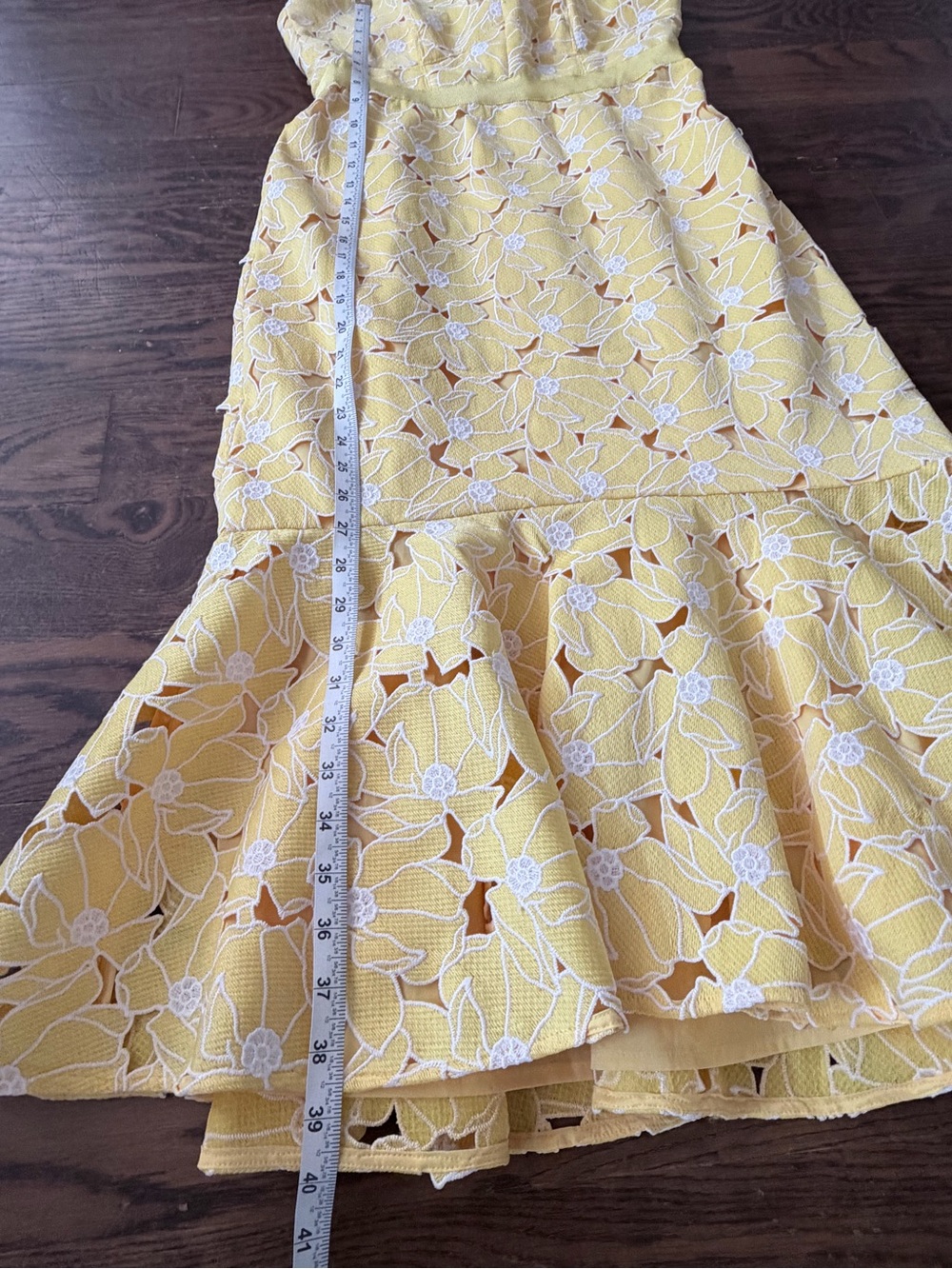 J. Crew Yellow Floral Midi Dress - Picture 11 of 15